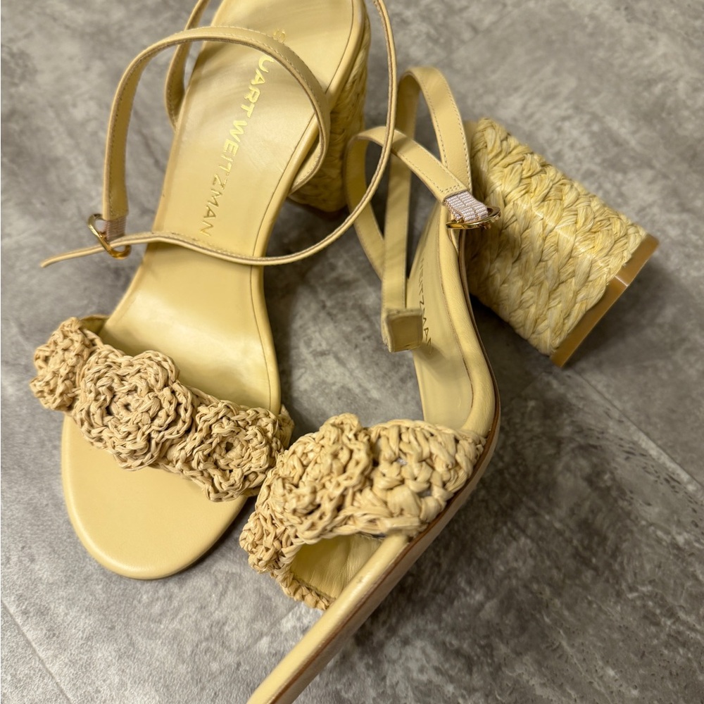 NEW Stuart Weitzman Women's Magnolia Block 85 Sandals 8M - Picture 11 of 15
